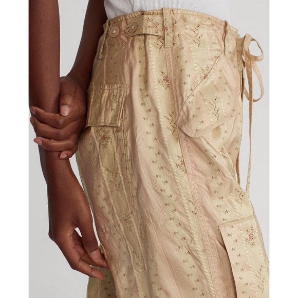 Polo Ralph Lauren Pink Floral Silk-Blend Cargo - Picture 5 of 5